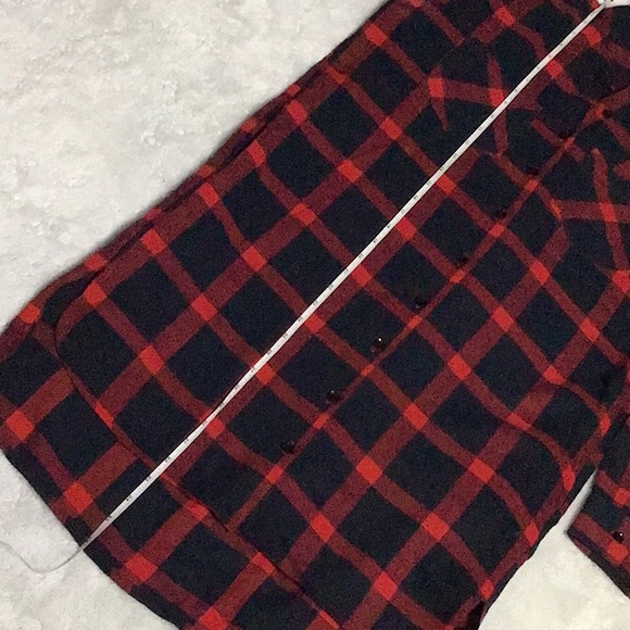 ACTING PRO WOMENS PLAID BUTTON DOWN SHIRT DRESS - Picture 7 of 13